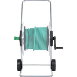 vidaXL Chariot pour enrouleur de tuyau de 80 m 1/2" ou 50 m 3/4" acier