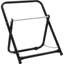 vidaXL Chariot pour enrouleur de tuyau 48 cm 45 kg noir