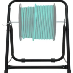 vidaXL Chariot pour enrouleur de tuyau 48 cm 45 kg noir