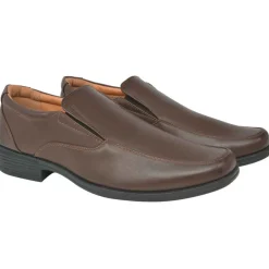 vidaXL Chaussures Marron 41 Simili cuir