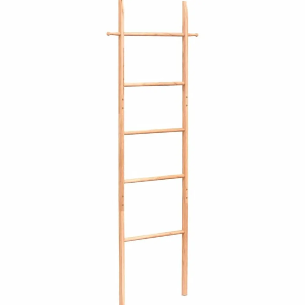 Outils-vidaXL Échelle à serviettes 170 cm Bois massif de noyer