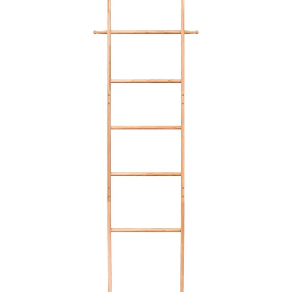 Outils-vidaXL Échelle à serviettes 170 cm Bois massif de noyer