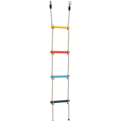 Jeux De Plein Air-vidaXL Échelle de corde pour enfants avec 4 échelons multicolore