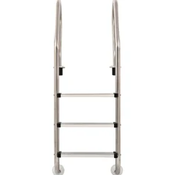 vidaXL Échelle de piscine à 3 échelons Acier inoxydable 304 120 cm