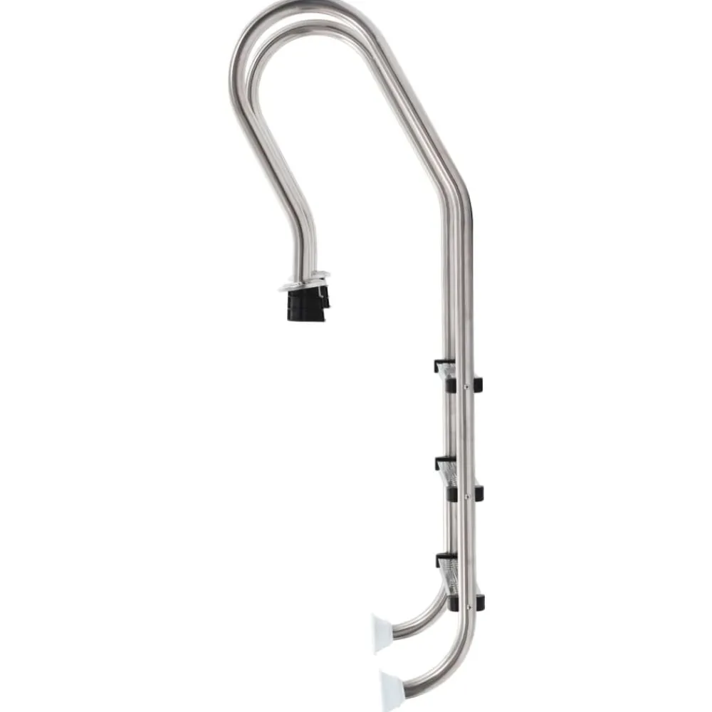 vidaXL Échelle de piscine à 3 échelons Acier inoxydable 304 120 cm