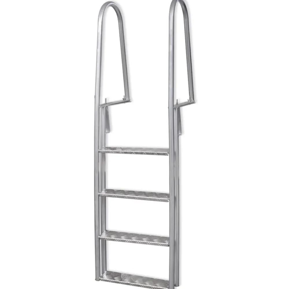 Piscine & Spa-vidaXL Échelle de piscine/quai à 4 marches Aluminium 167 cm