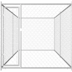 Articles Pour Animaux De Compagnie-vidaXL Chenil d'extérieur pour chiens 382x192x185 cm