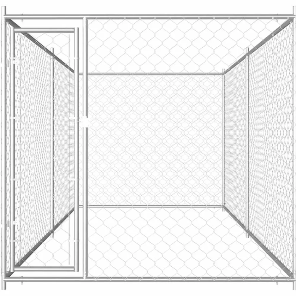 Articles Pour Animaux De Compagnie-vidaXL Chenil d'extérieur pour chiens 382x192x185 cm