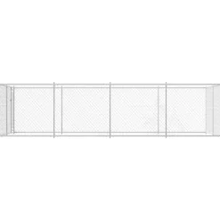 vidaXL Chenil extérieur pour chiens 7,6 x 3,8 x 1,9 m