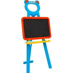 Jouets-vidaXL Chevalet 2 en 1 pour enfants avec tableau noir et tableau blanc