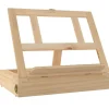 Fournitures De Bureau-vidaXL Chevalet de table avec tiroir 33,5x25,5x7 cm bois massif de pin