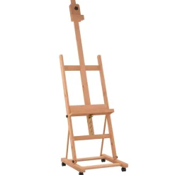 vidaXL Chevalet 55x53,5x178 cm bois de hêtre massif