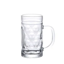 vidaXL Chopes à bière avec poignée en verre 6 pcs 500 ml
