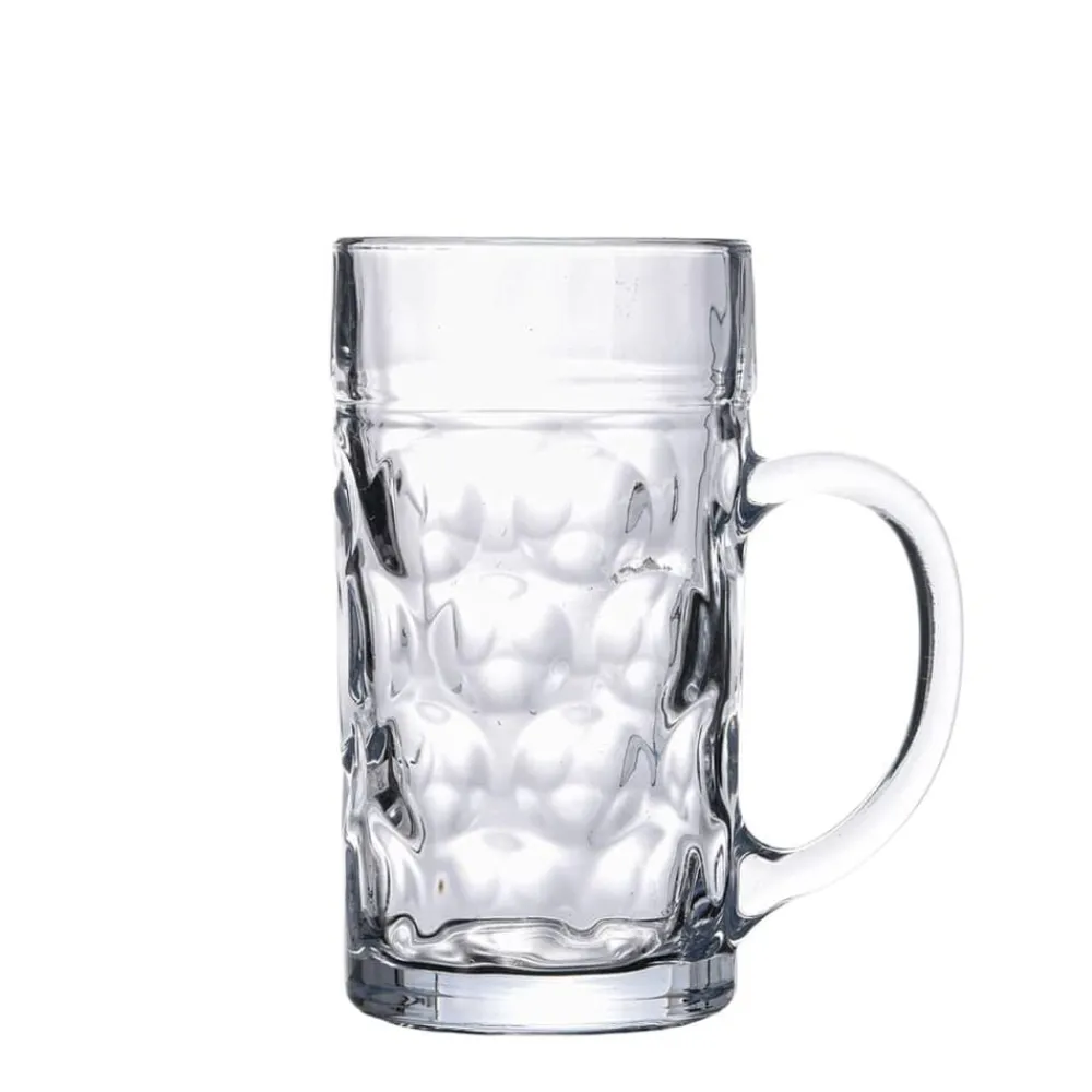 Arts De La Table & Arts Culinaires-vidaXL Chopes à bière avec poignée en verre 6 pcs 1000 ml