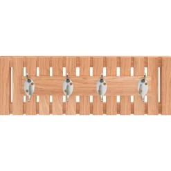 vidaXL Cintre mural 42x8,5x14 cm Bois massif de noyer