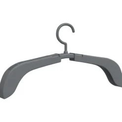 Produits Ménagers-vidaXL Cintres extensibles 10 pcs Gris