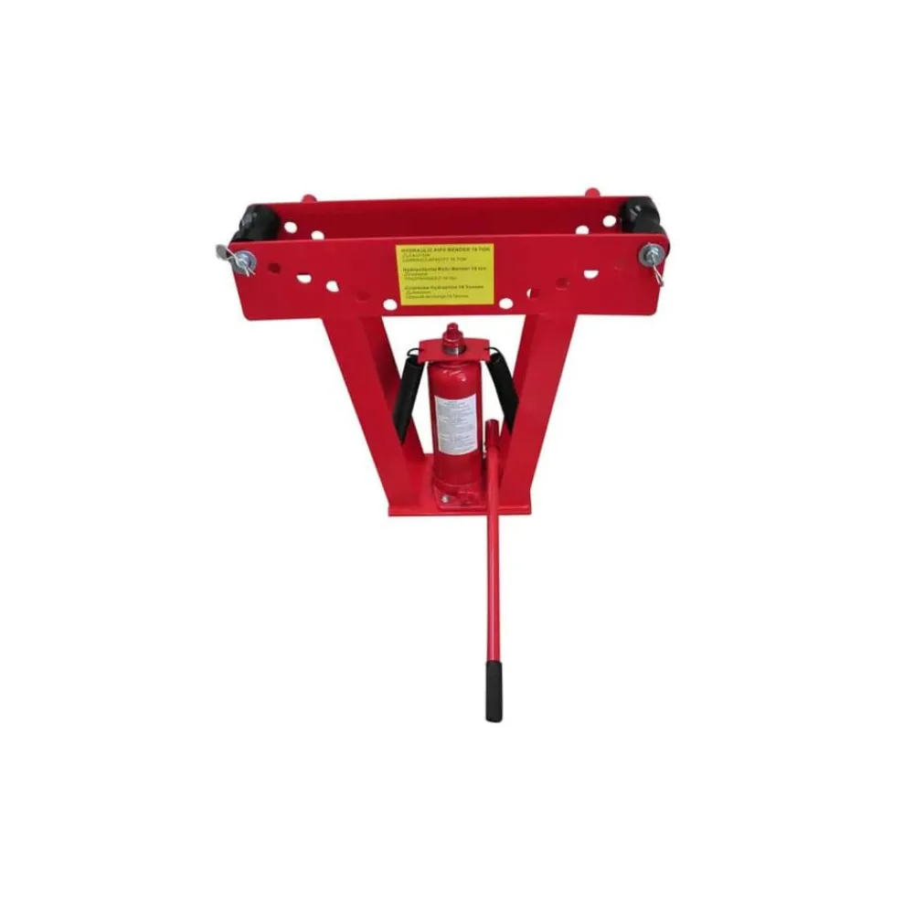 Outils-vidaXL Cintreuse de tuyaux hydraulique avec 8 matrices 16 tonnes