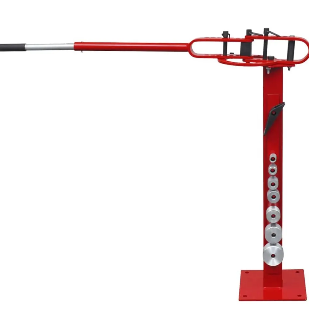 Outils-vidaXL Cintreuse manuelle d'acier au montage sur plancher
