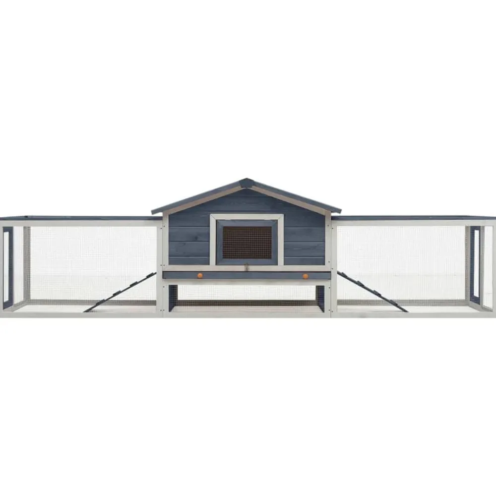 vidaXL Clapier 310x70x87 cm Pin massif et sapin