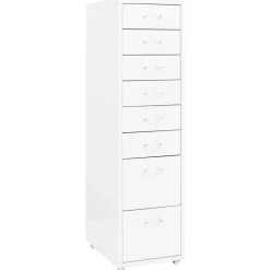 vidaXL Classeur mobile 28x41x109 cm Métal