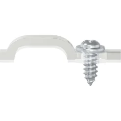 vidaXL Clips de bande LED 2 pcs Transparent 23,8 x 7,3 x 4,3 mm
