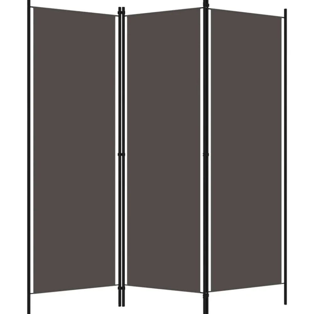 vidaXL Cloison de séparation 3 panneaux 150x180 cm