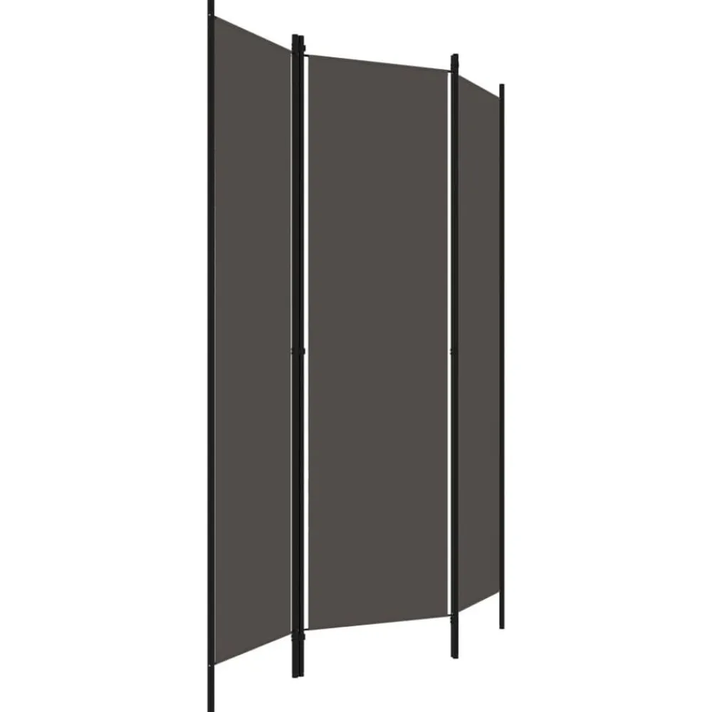 vidaXL Cloison de séparation 3 panneaux 150x180 cm