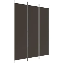 vidaXL Cloison de séparation 3 panneaux 150x200 cm Tissu