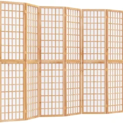vidaXL Cloison de séparation pliable 6 panneaux 240x170 cm