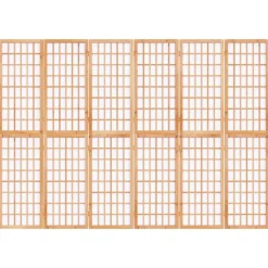 vidaXL Cloison de séparation pliable 6 panneaux 240x170 cm