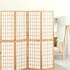 vidaXL Cloison de séparation pliable 4 panneaux 160x170 cm