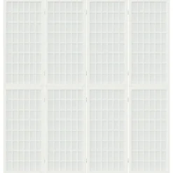 Séparateurs De Pièces-vidaXL Cloison de séparation pliable 4 panneaux 160x170 cm Blanc
