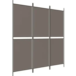 vidaXL Cloison de séparation 3 panneaux 150x180 cm Tissu
