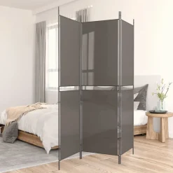 vidaXL Cloison de séparation 3 panneaux 150x180 cm Tissu