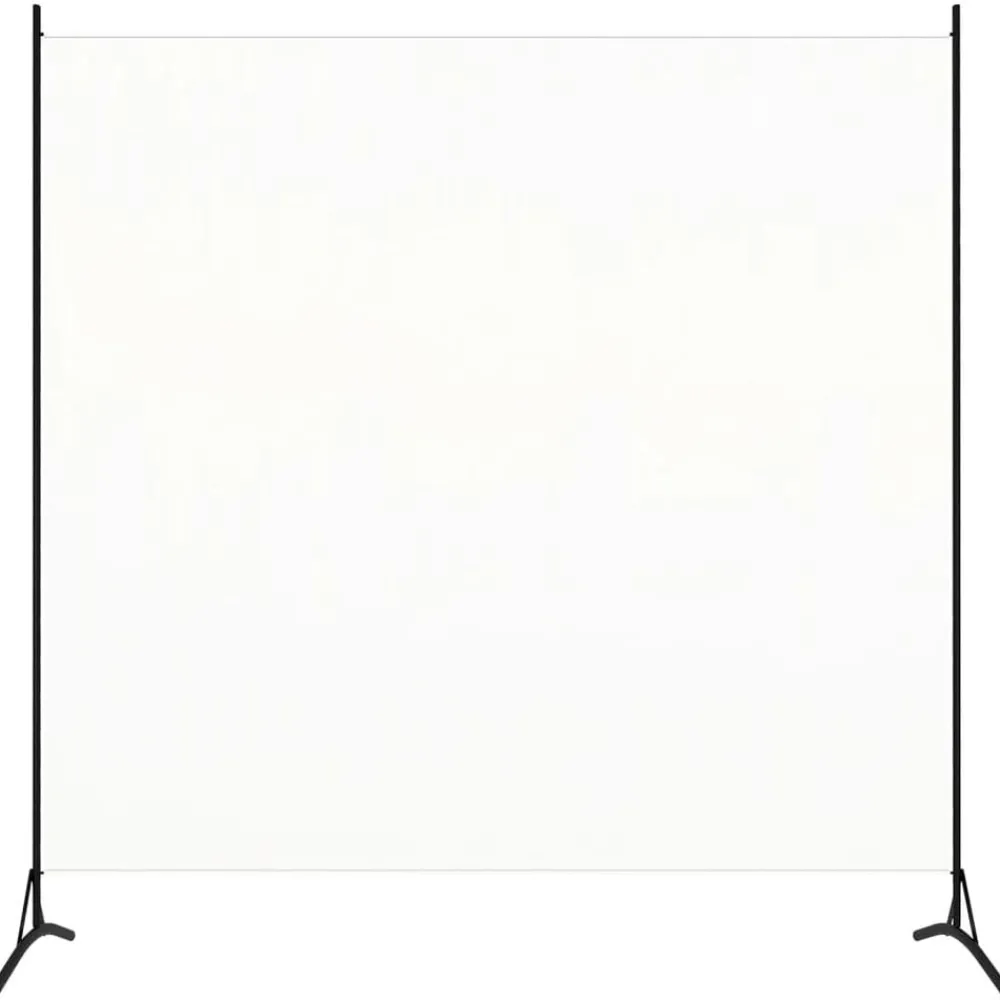 Séparateurs De Pièces-vidaXL Cloison de séparation 175x180 cm tissu Blanc