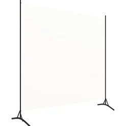 Séparateurs De Pièces-vidaXL Cloison de séparation 175x180 cm tissu Blanc