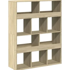 Étagères-vidaXL Cloison de séparation chêne sonoma bois d'ingénierie Chêne sonoma