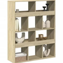Étagères-vidaXL Cloison de séparation chêne sonoma bois d'ingénierie Chêne sonoma