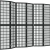 Séparateurs De Pièces-vidaXL Cloison de séparation pliable 6 panneaux 240x170 cm Noir