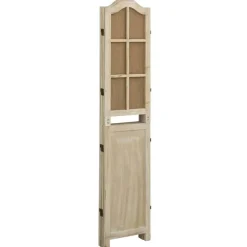 vidaXL Cloison de séparation 4 panneaux Marron 140x165 cm Tissu