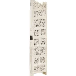 vidaXL Cloison de séparation 4 panneaux 160x165 cm Bois manguier