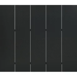 vidaXL Cloison de séparation 5 panneaux 200x180 cm Acier
