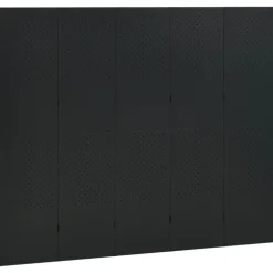 vidaXL Cloison de séparation 5 panneaux 200x180 cm Acier