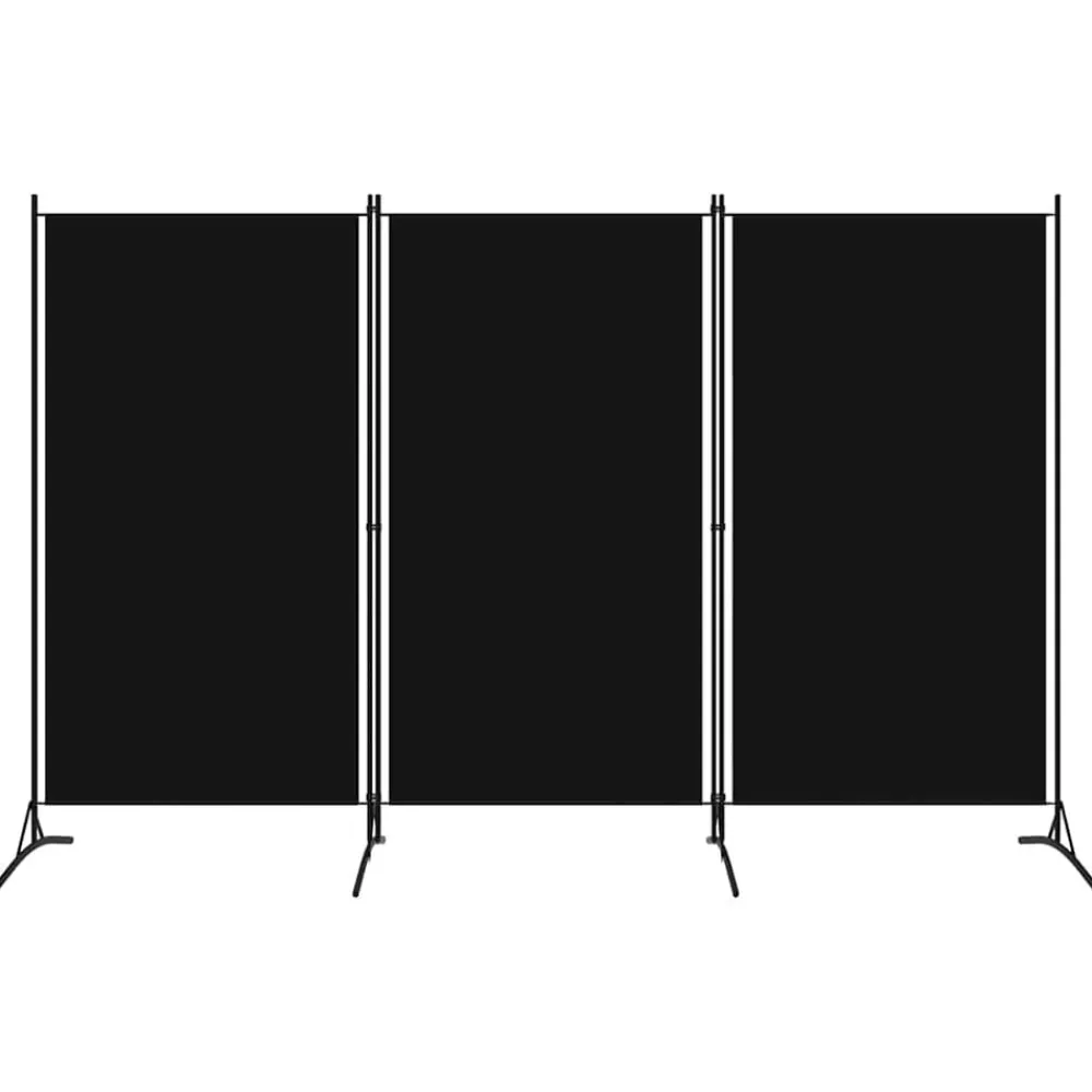 vidaXL Cloison de séparation 3 panneaux 260x180 cm
