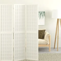 Séparateurs De Pièces-vidaXL Cloison de séparation pliable 3 panneaux 120x170 cm Blanc