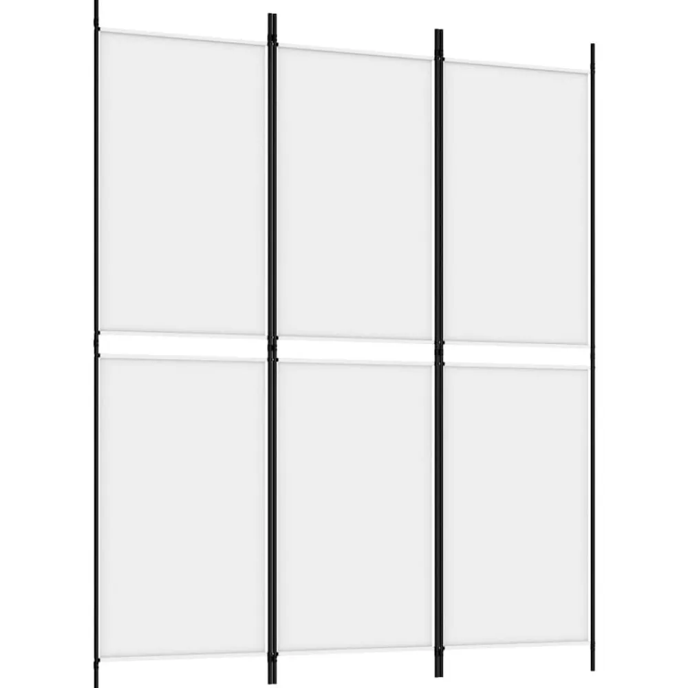 vidaXL Cloison de séparation 3 panneaux 150x180 cm Tissu