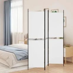 vidaXL Cloison de séparation 3 panneaux 150x180 cm Tissu