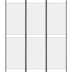 vidaXL Cloison de séparation 3 panneaux 150x180 cm Tissu