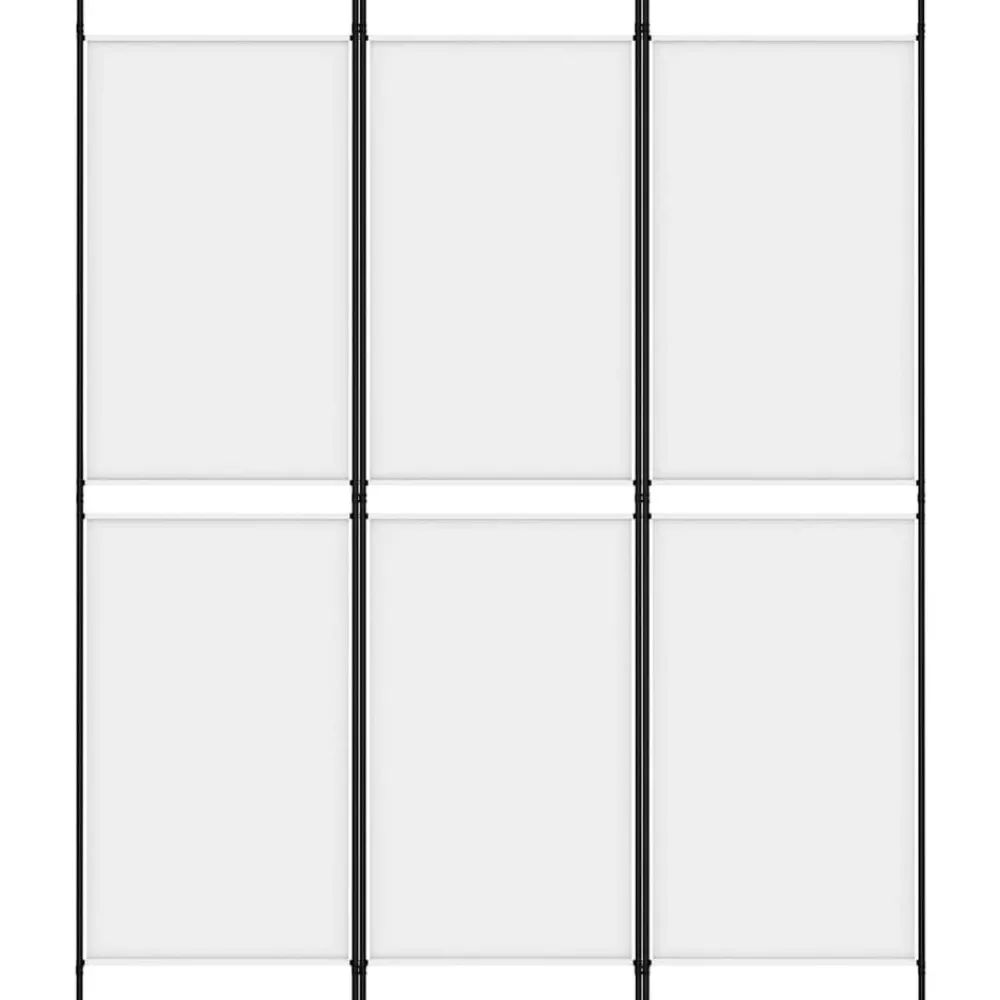 vidaXL Cloison de séparation 3 panneaux 150x180 cm Tissu