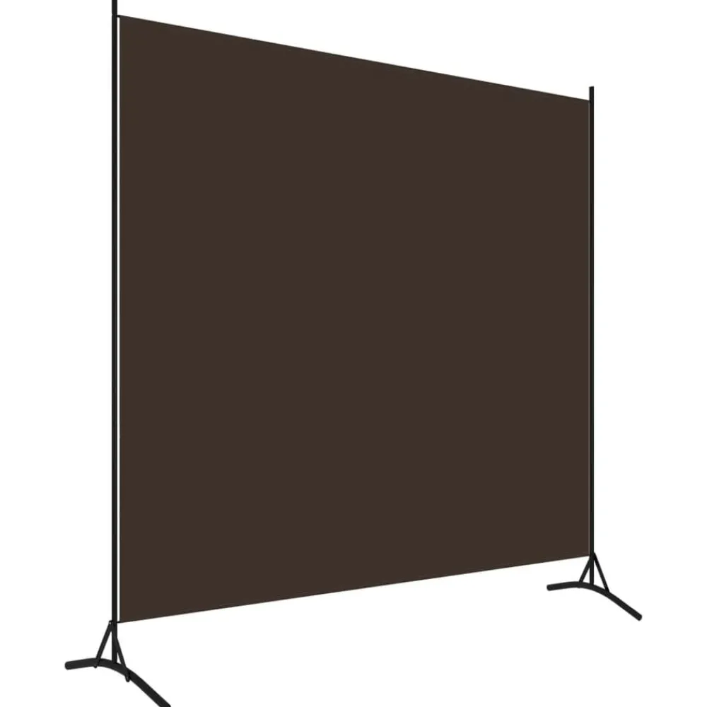 Séparateurs De Pièces-vidaXL Cloison de séparation 175x180 cm tissu Marron